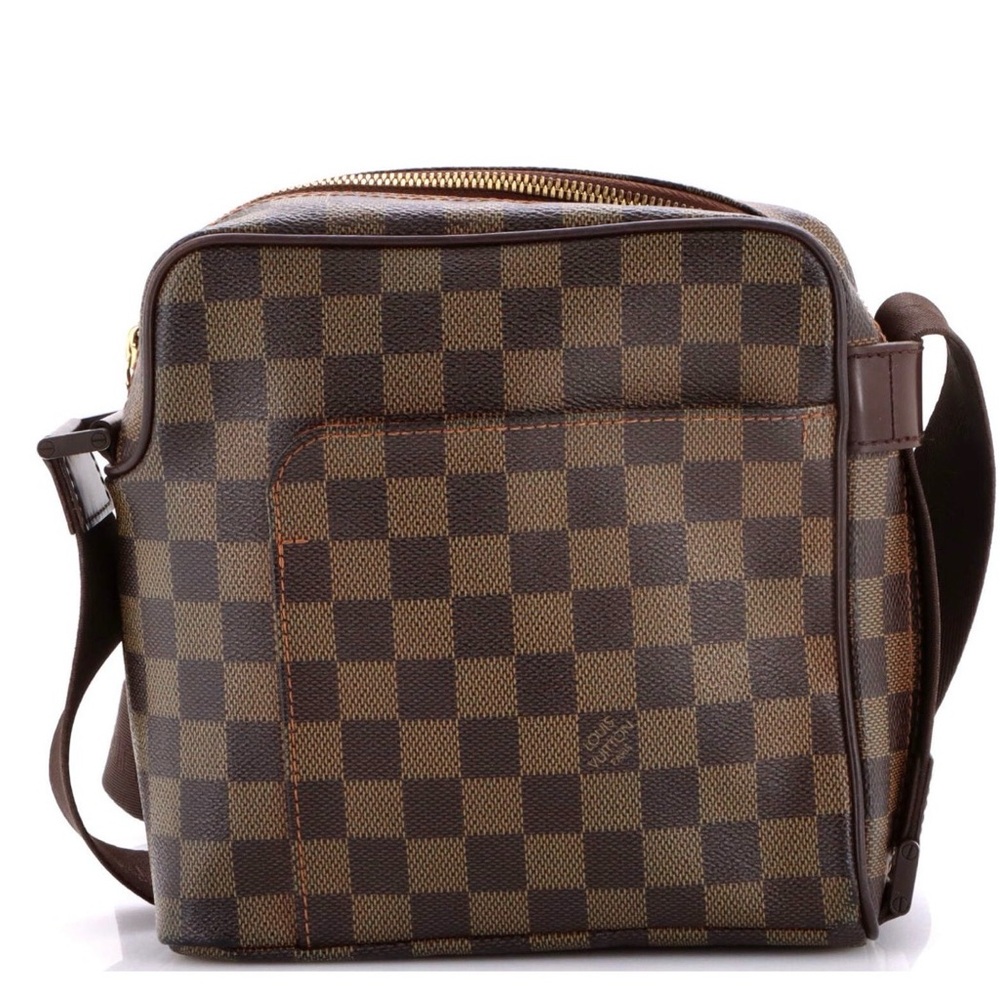 Louis Vuitton Brown Checkered Messenger Bag
